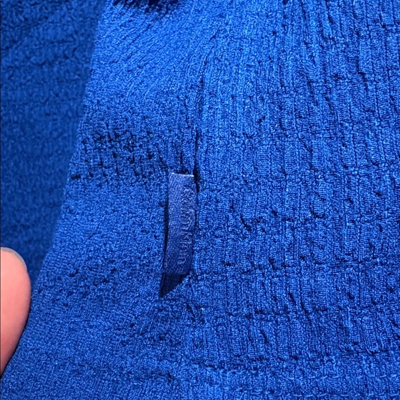 NWT Calvin Klein Cobalt Blue Short Sleeve Tee - Picture 5 of 6